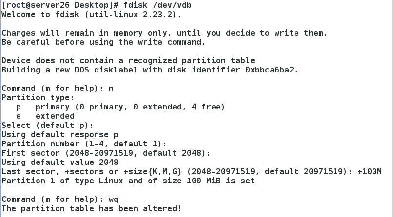 运维学习之磁盘的分区划分、管理及应用、swap分区_Linux_04