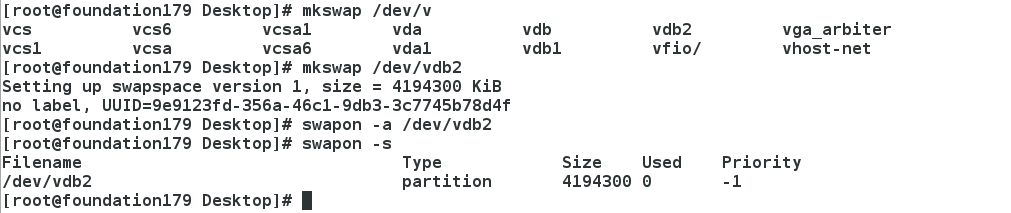 运维学习之磁盘的分区划分、管理及应用、swap分区_Linux_14