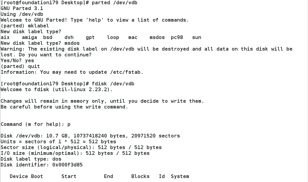 运维学习之磁盘的分区划分、管理及应用、swap分区_Linux_15