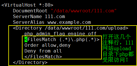 11.28 限定某个目录禁止解析php；11.29 限制user_agent；11.30，11.31 php相关配置（上下）_相关配置_02