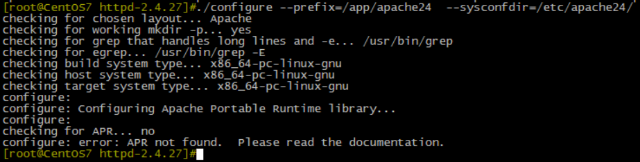 CentOS 7.3编译安装httpd_ 编译安装