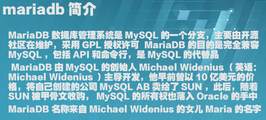 Linux的数据库mariadb_数据库