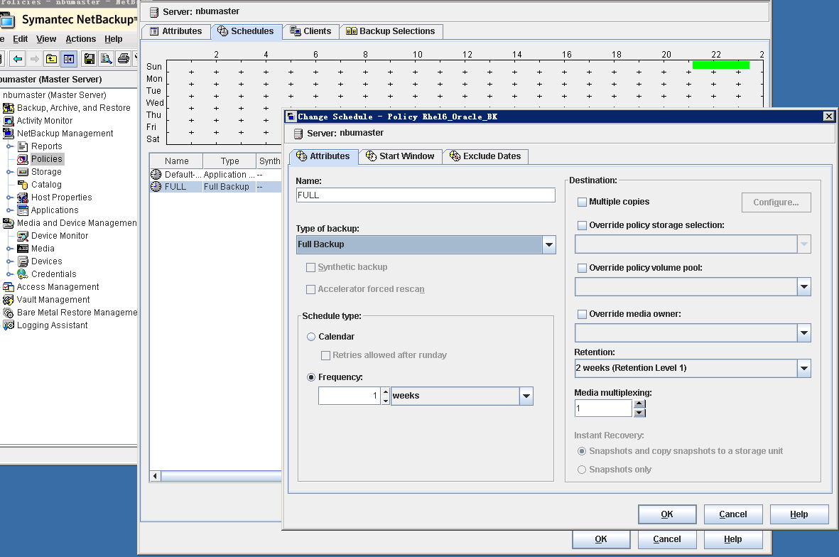 Veritas Netbackup Oracle数据库本机备份恢复_Oracle_07