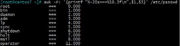 Linux三剑客之一awk_awk_05