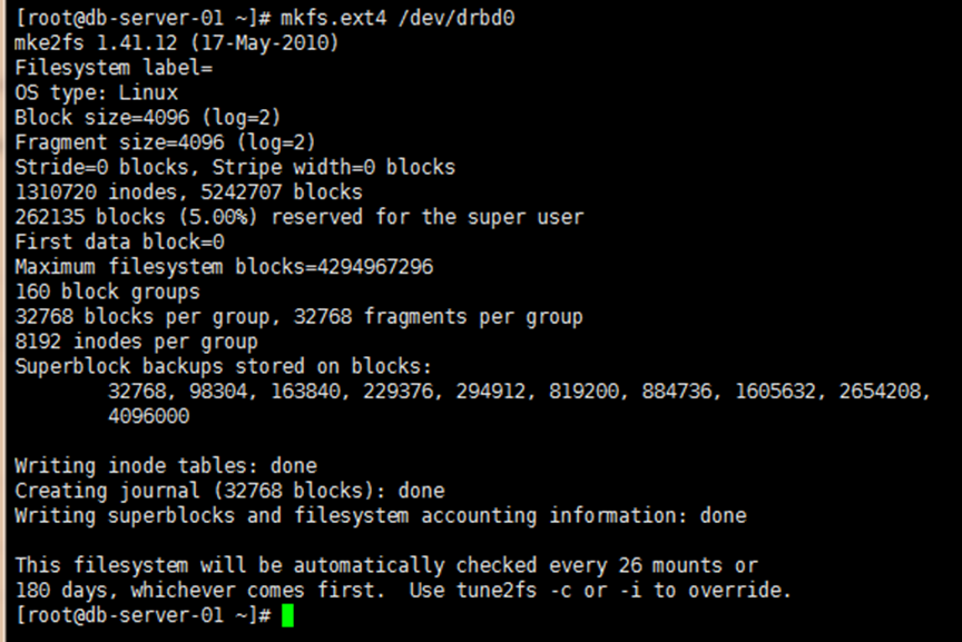 DRBD+MySQL+keepalived高可用MySQL方案_DRBD_09